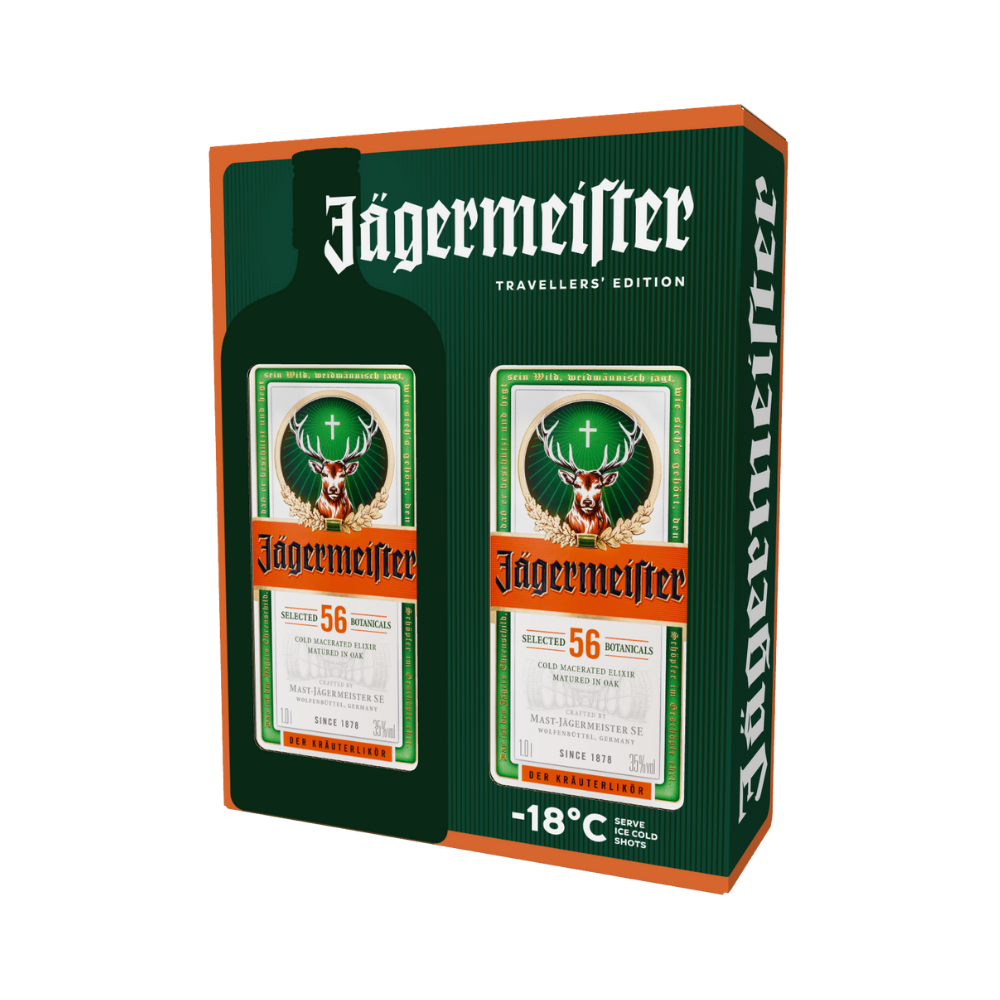 Jagermeister Liqueur Travellers' Exclusive 2x1 Liter
