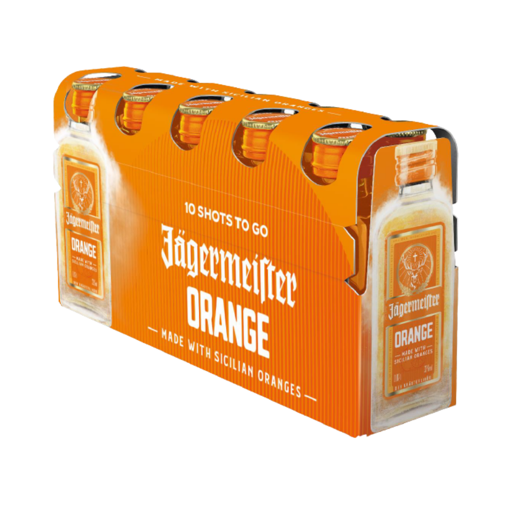 Jägermeister Liqueur MiniMeister Orange 10x0,02 Liter