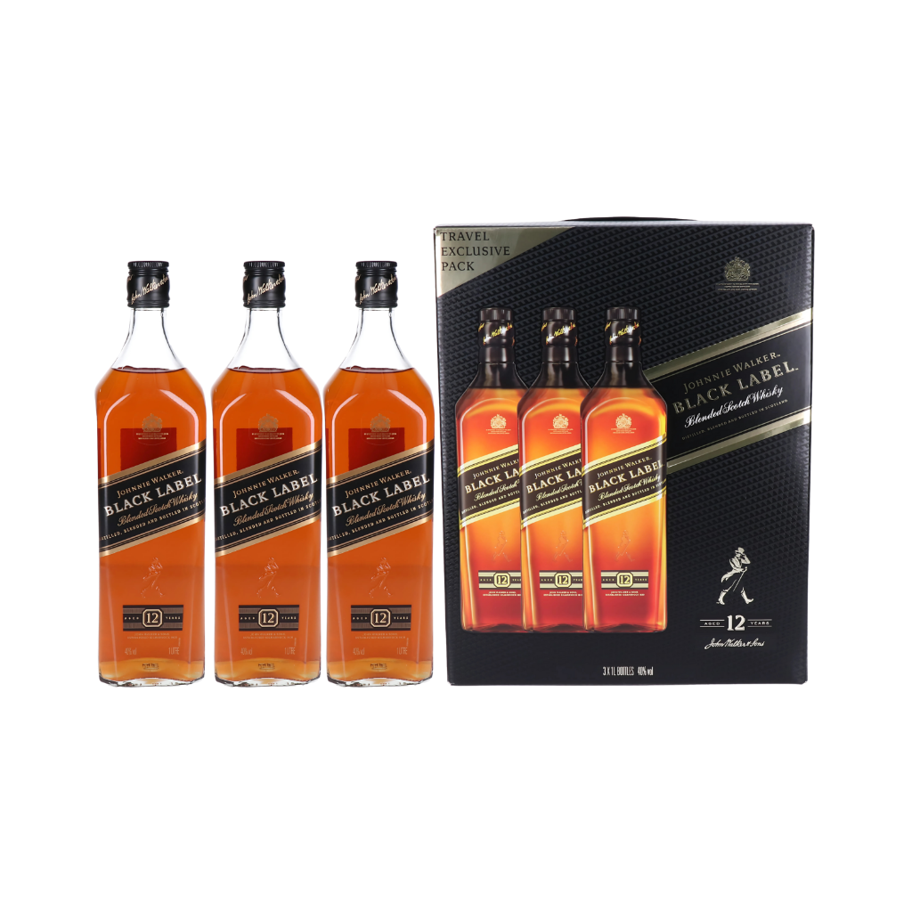 Product Johnnie Walker Black Label Whisky Travel Exclusive Pack Aged 12 Years 3L Image