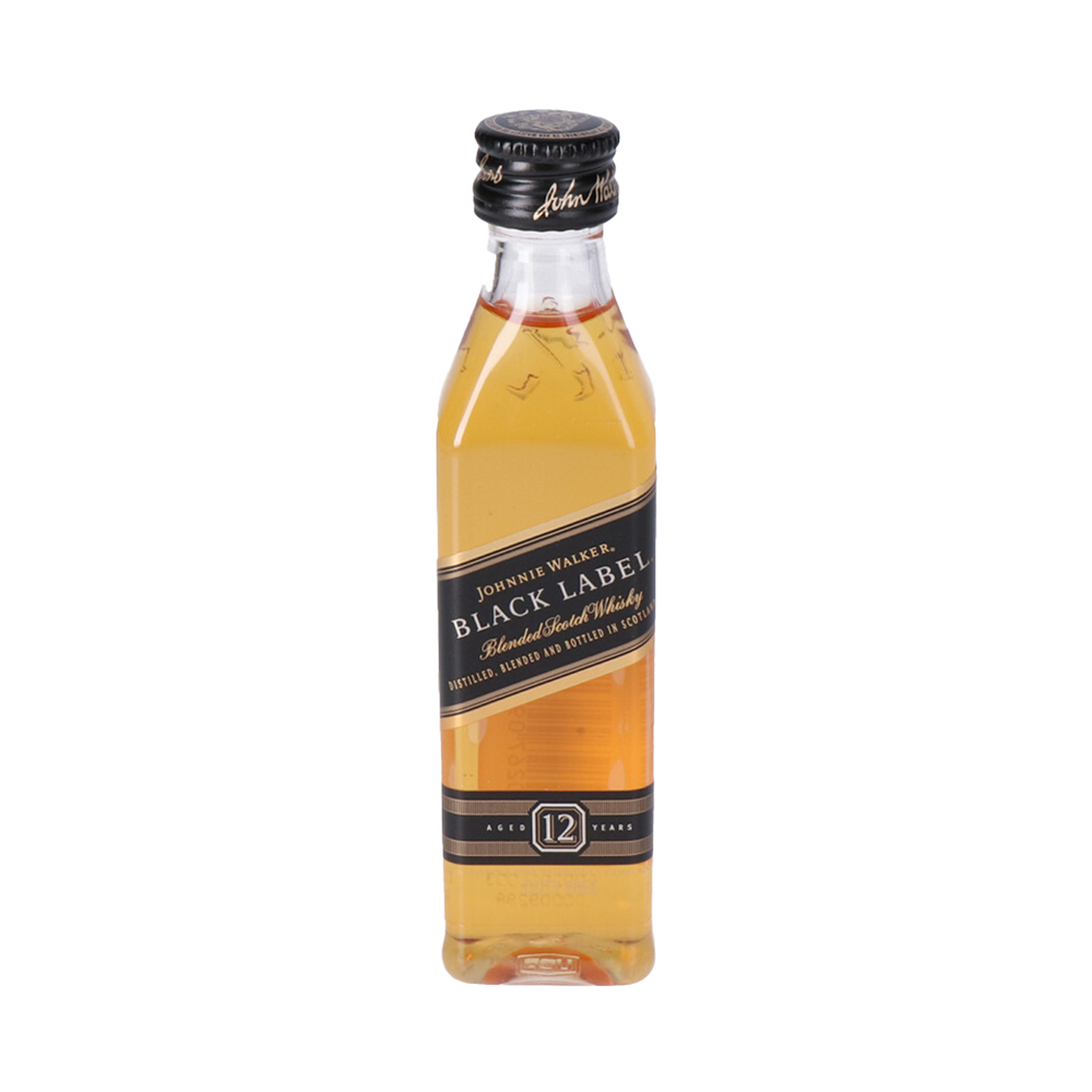 Product Johnnie Walker Black Label Whisky Aged 12 Years PET 5cl 0,05L Image
