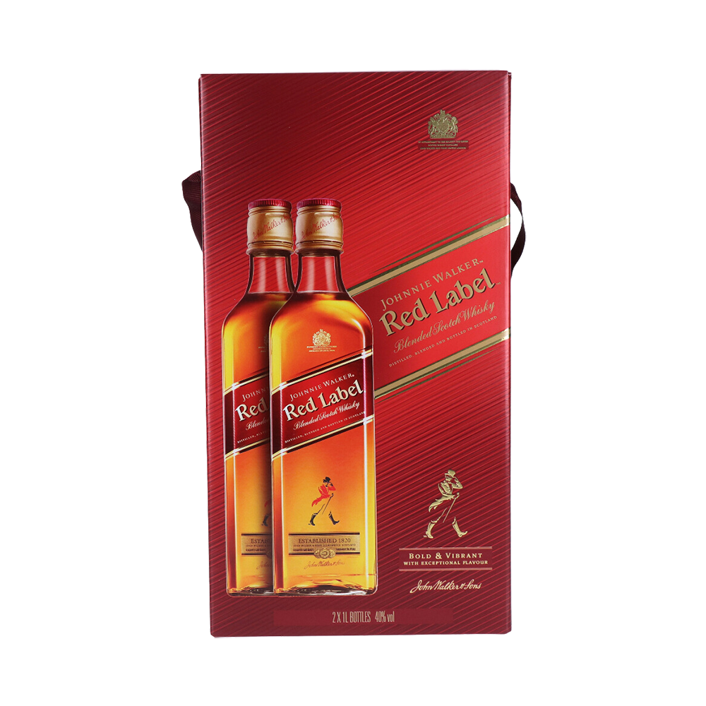 Johnnie Walker Red Label Whisky 2x1 Liter 2L