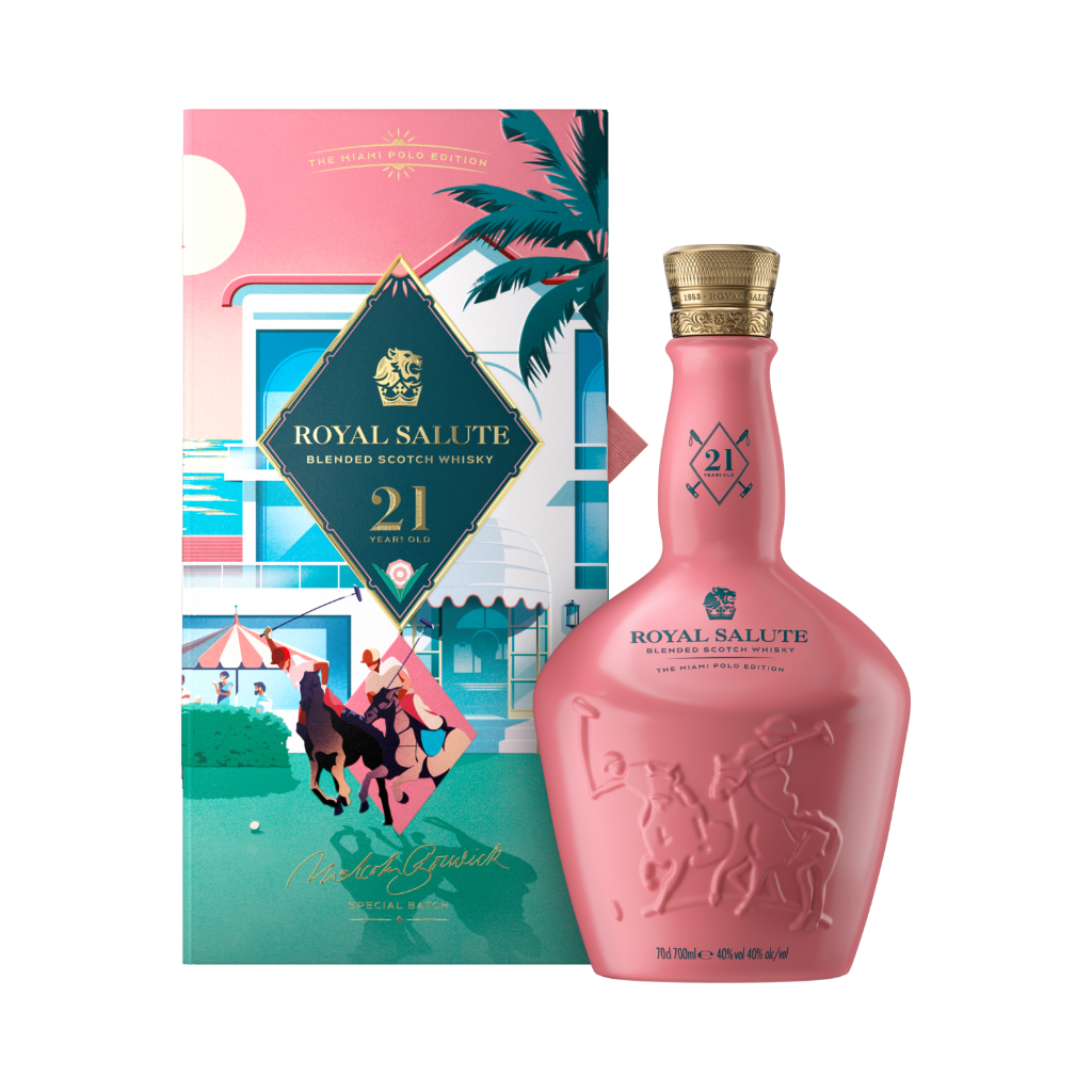 Product Royal Salute Whisky The Miami Polo Edition 21 Years + GB Image