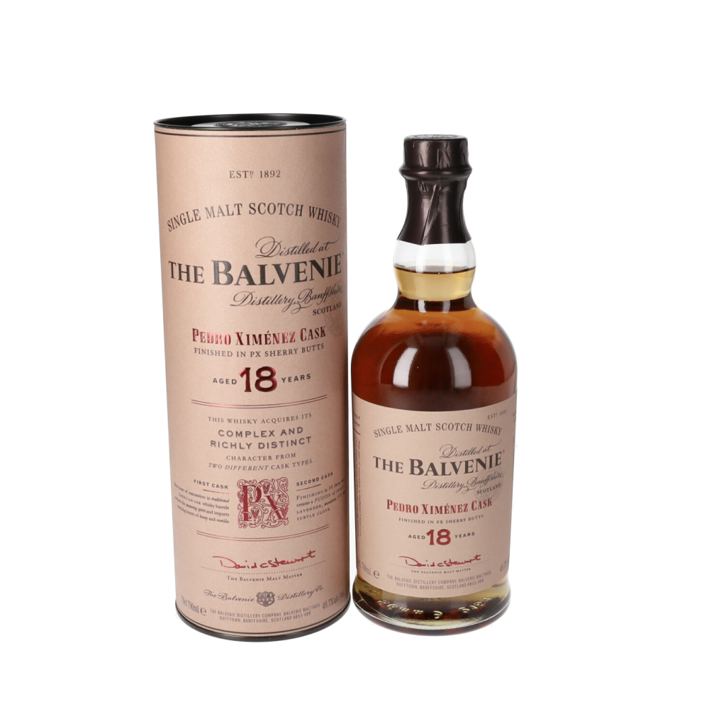 Whisky The Balvenie Pedro Ximenez Cask Aged 18 Years