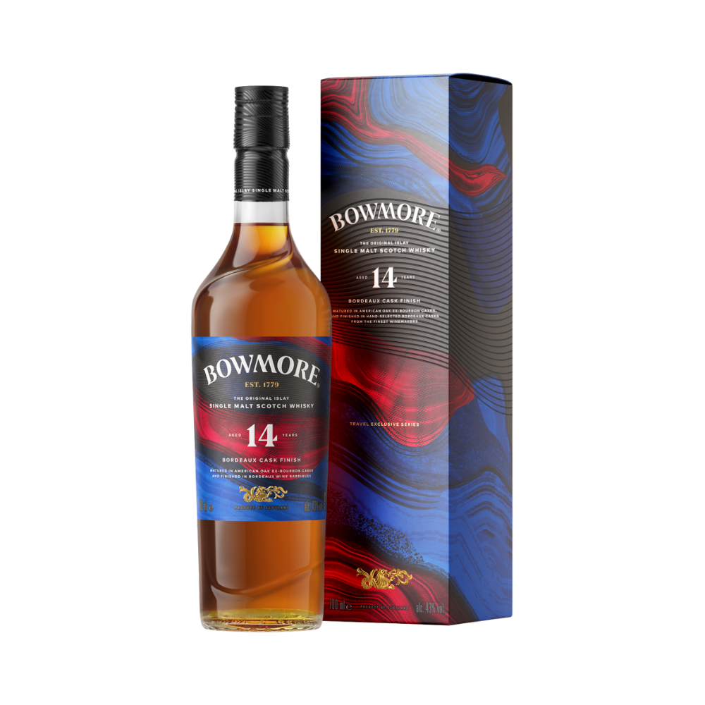 Product Bowmore Whisky Bordeaux Cask Finish 14 Years + GB Image
