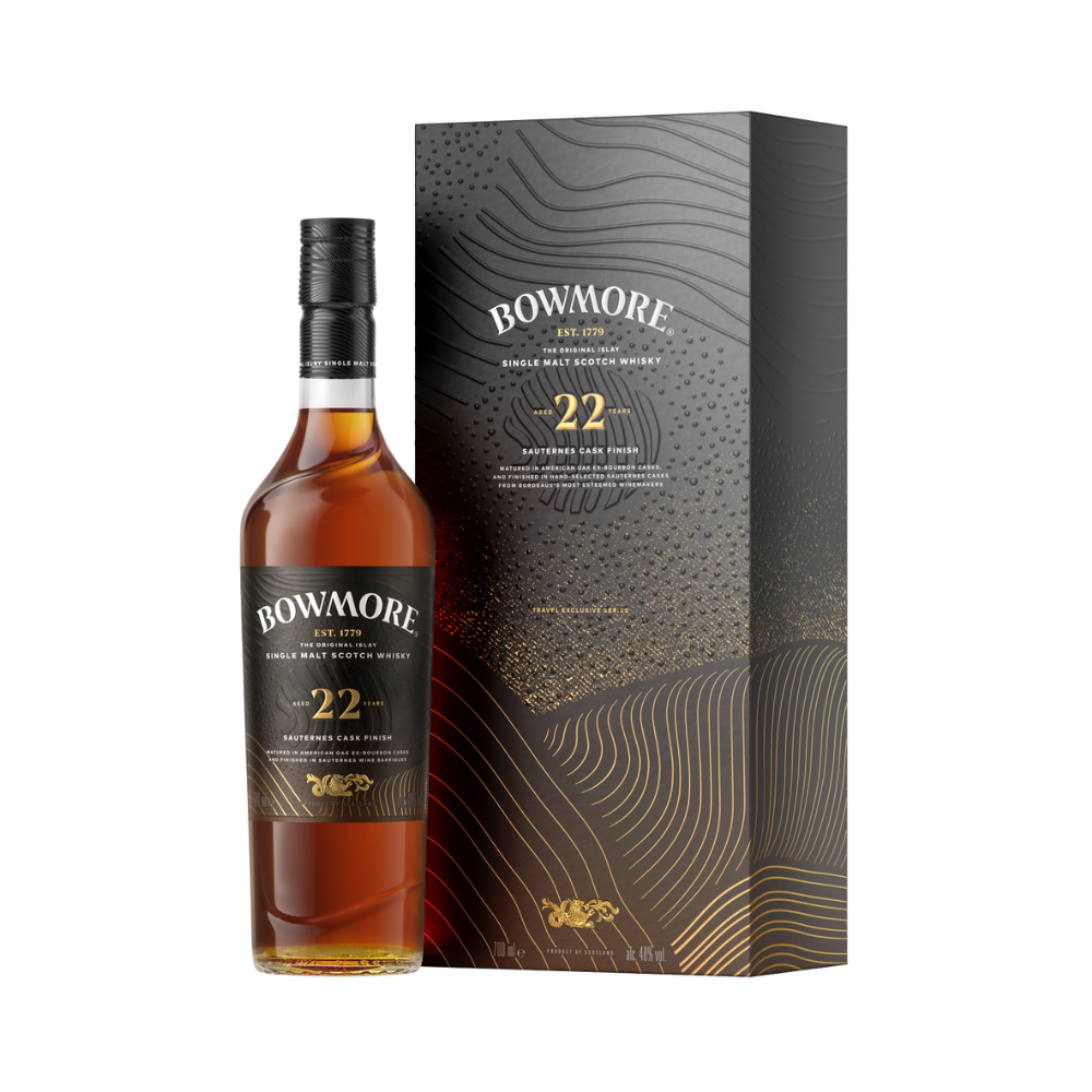 Product Bowmore Whisky Sauternes Cask Finish 22 Years + GB Image