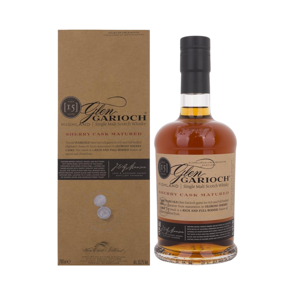 Glen Garioch 15 Years + GB