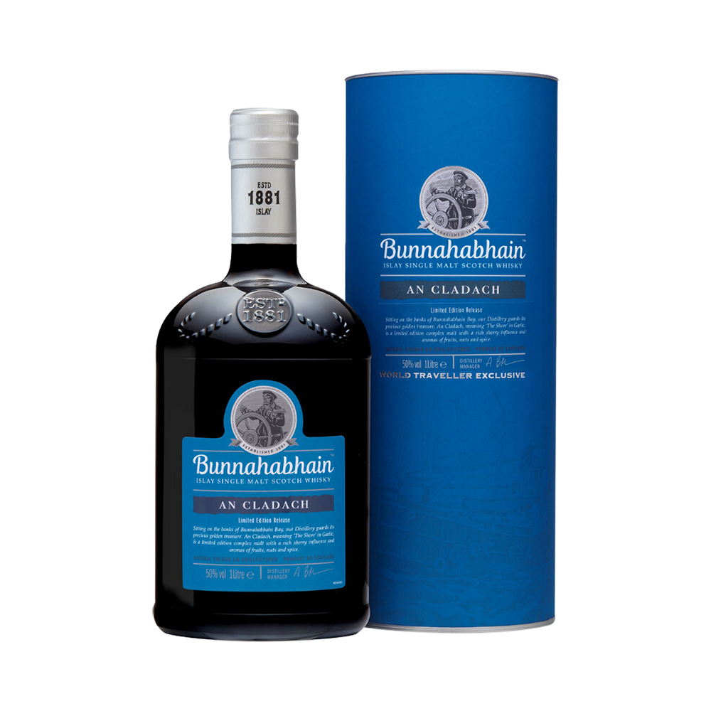 Whisky Bunnahabhain An Cladach World Traveller Exclusive Giftbox 1L