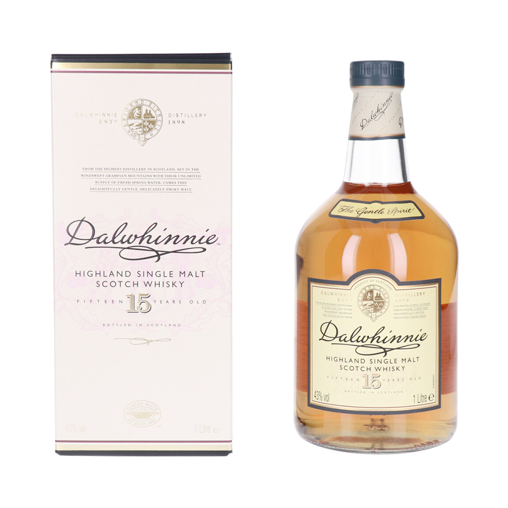 Product Dalwhinnie Whisky 15 Years Old + Giftbox 1L Image