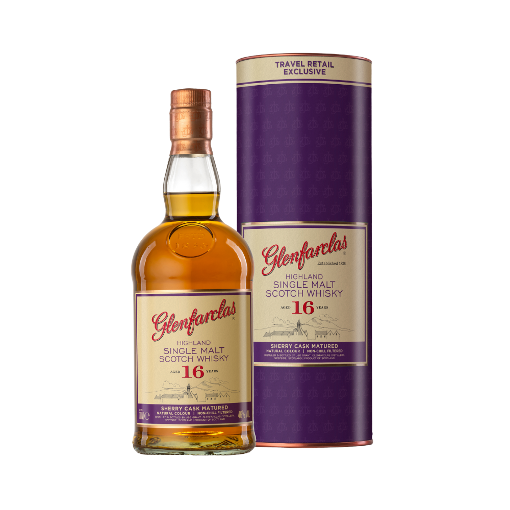 Product Glenfarclas Whisky Aged 16 Years in Tube Image