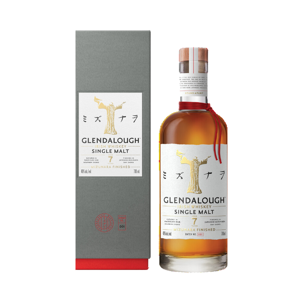 Glendalough Whiskey Mizunara Finished Aged 7 Years + Giftbox 75cl
