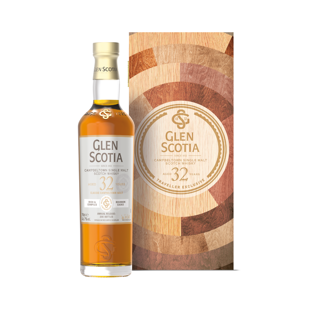 Product Glen Scotia Whisky Aged 32 Years + Wooden GB Image