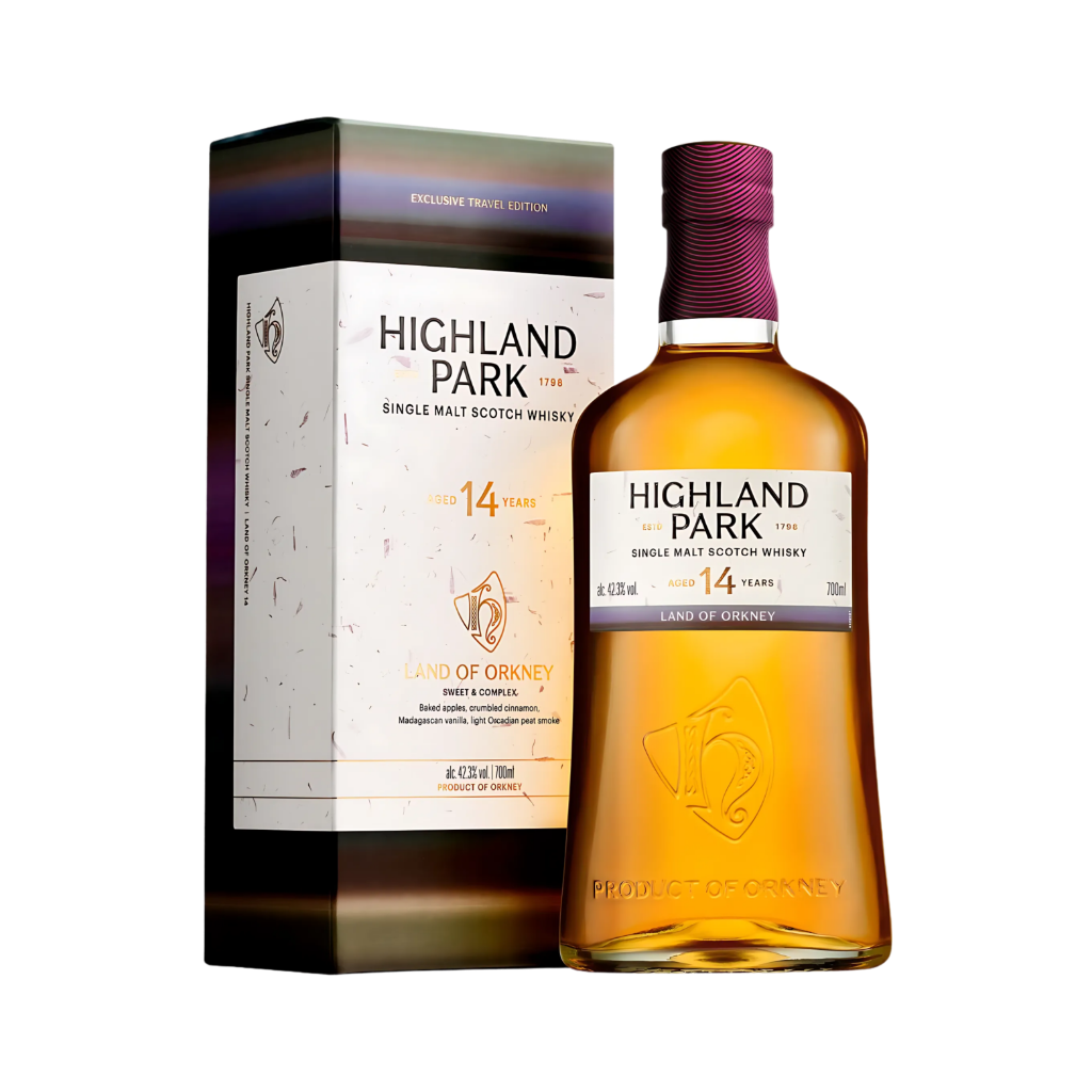 Product Highland Park Whisky Land of Orkney 14 Years + GB Image