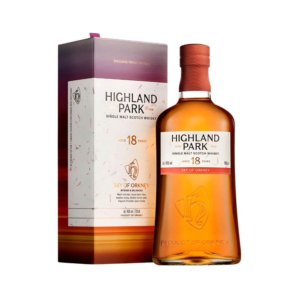 Highland Park Whisky Sky of Orkney 18 Years + GB