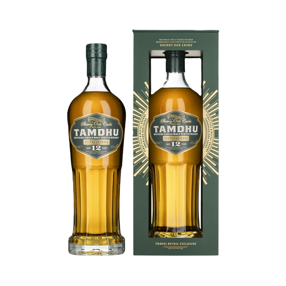 Tamdhu Whisky Cuatro Reserva Aged 12 Years + Giftbox