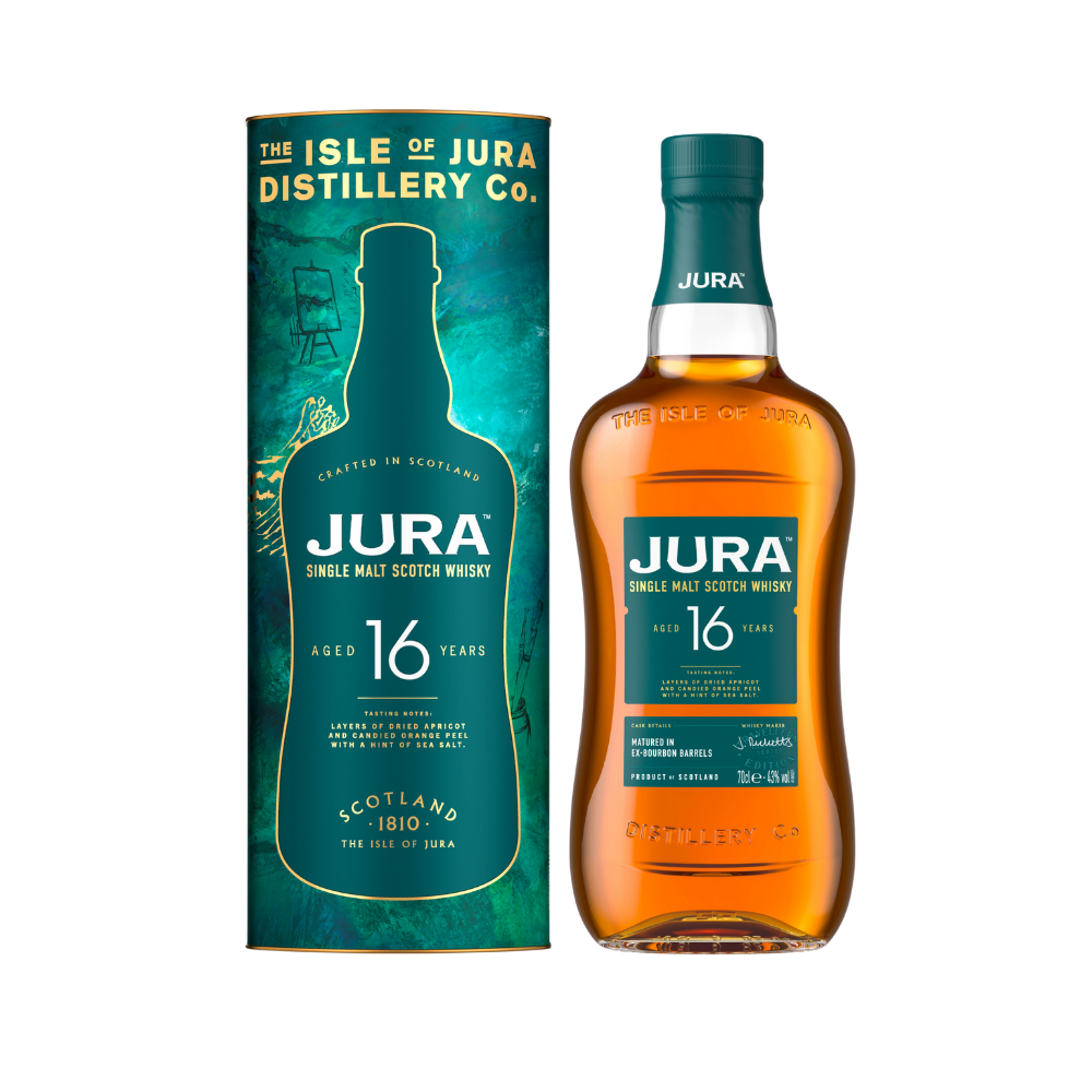 Product The Isle of Jura Whisky Aged 16 Years + Giftbox Image