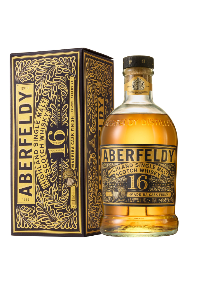 Aberfeldy Whisky Madeira Cask Finish 16 Years + GB
