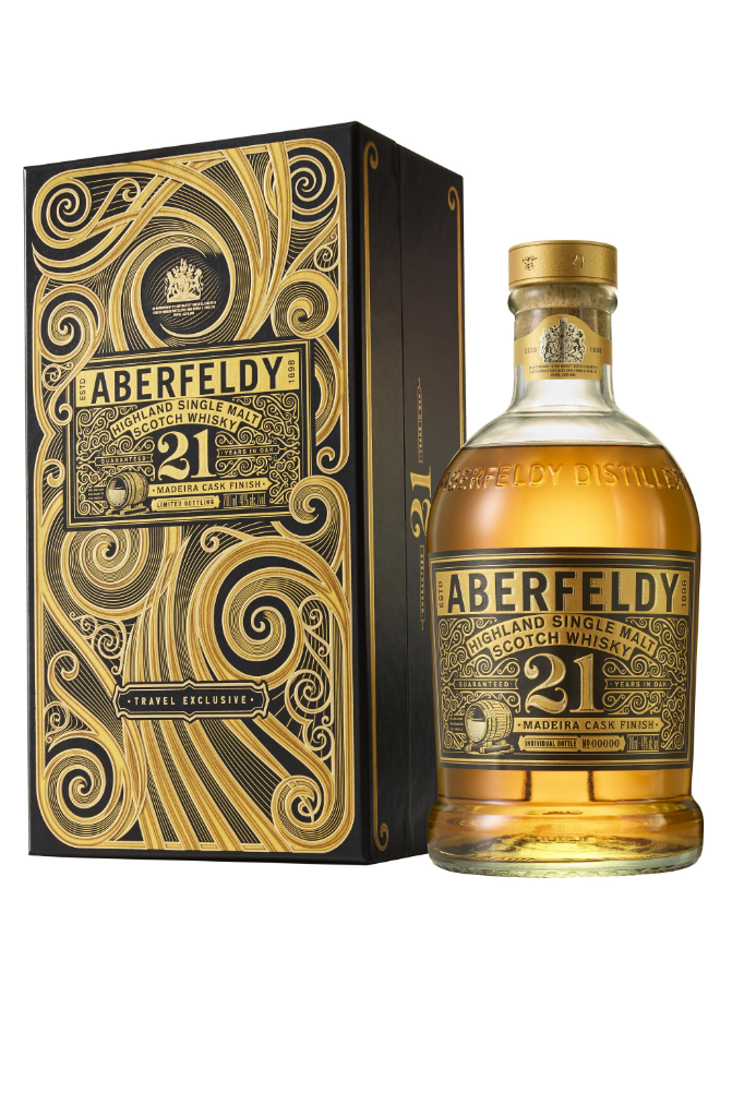 Product Aberfeldy Whisky Madeira Cask Finish 21 Years + GB Image