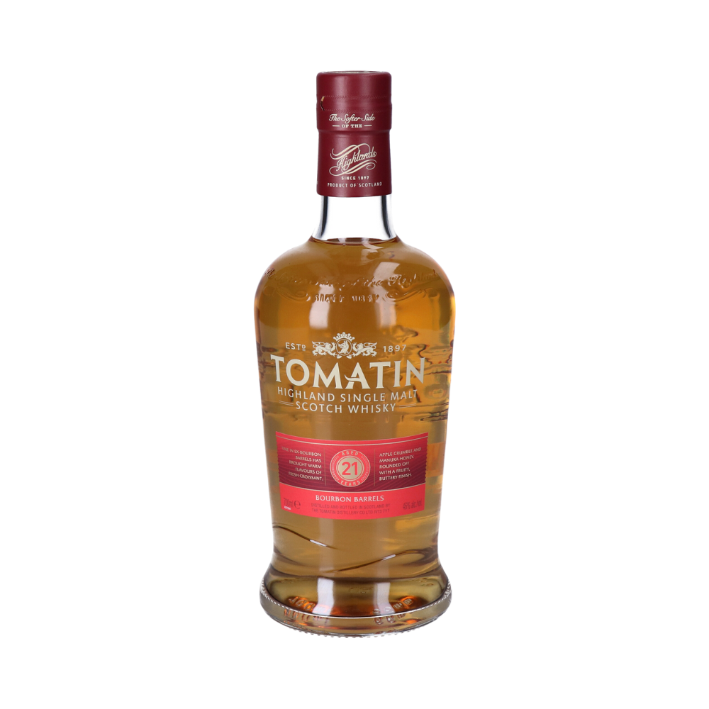 Whisky Tomatin Bourbon Barrels Aged 21 Years Giftbox 70cl