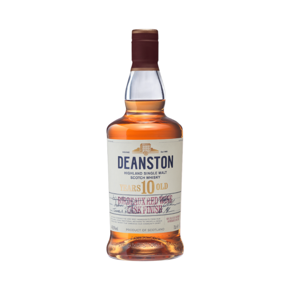 Whisky Deanston 10 Years Old Bordeaux Red Wine Cask Finish Giftbox 70cl