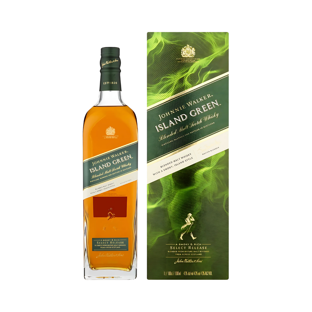 Johnnie Walker Island Green Whisky + Giftbox 1L