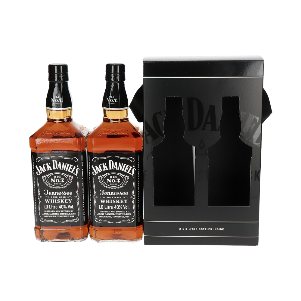 Jack Daniel's Whiskey Old No.7 Tennessee 2x1 Liter 2L
