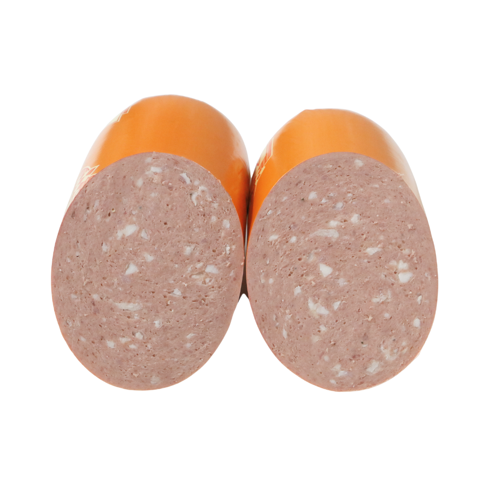 Pork Mortadella with Garlic Cooked Frozen 3,5 kg  Individually Packed 100% Pork 18kg 