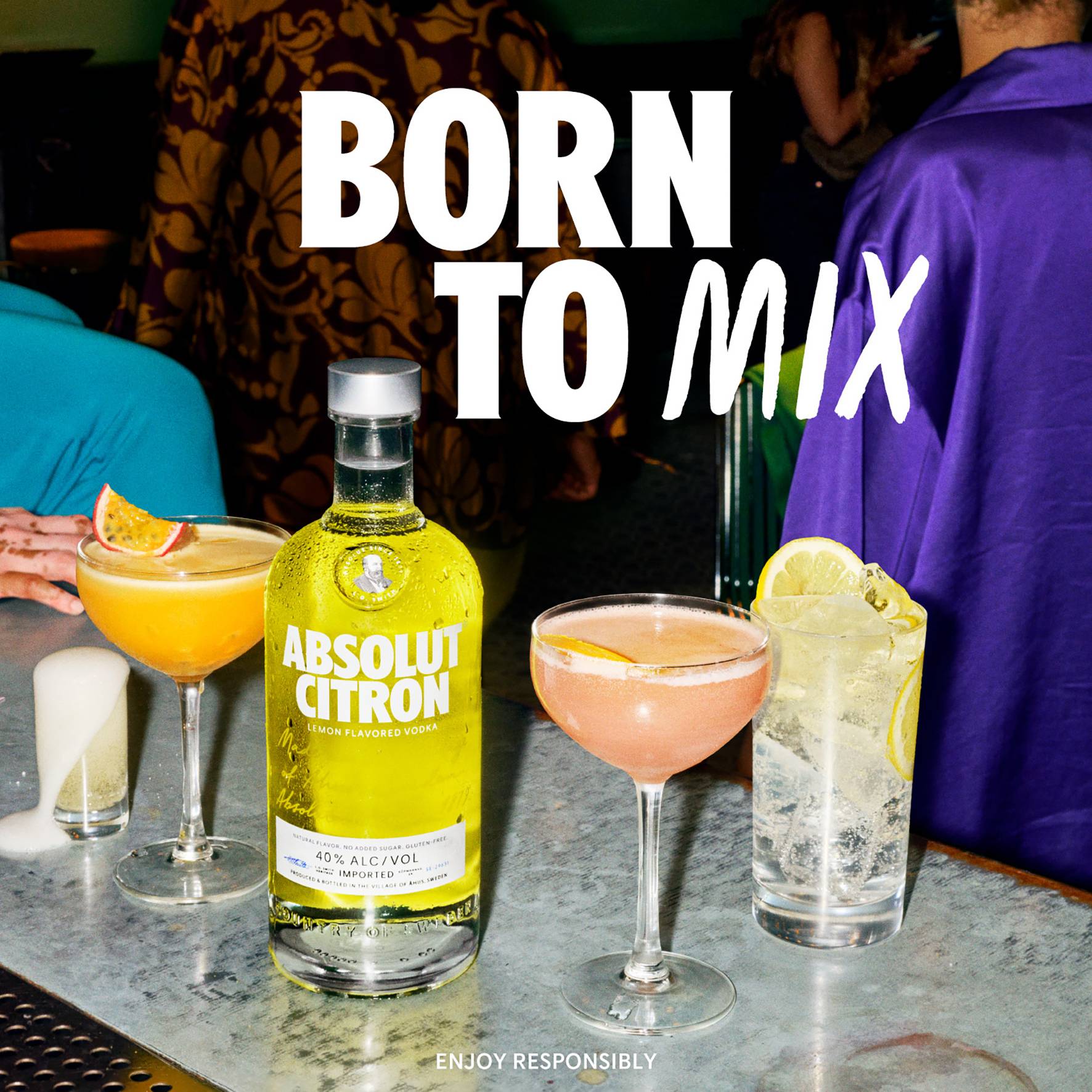 Absolut Vodka Citron 1L 