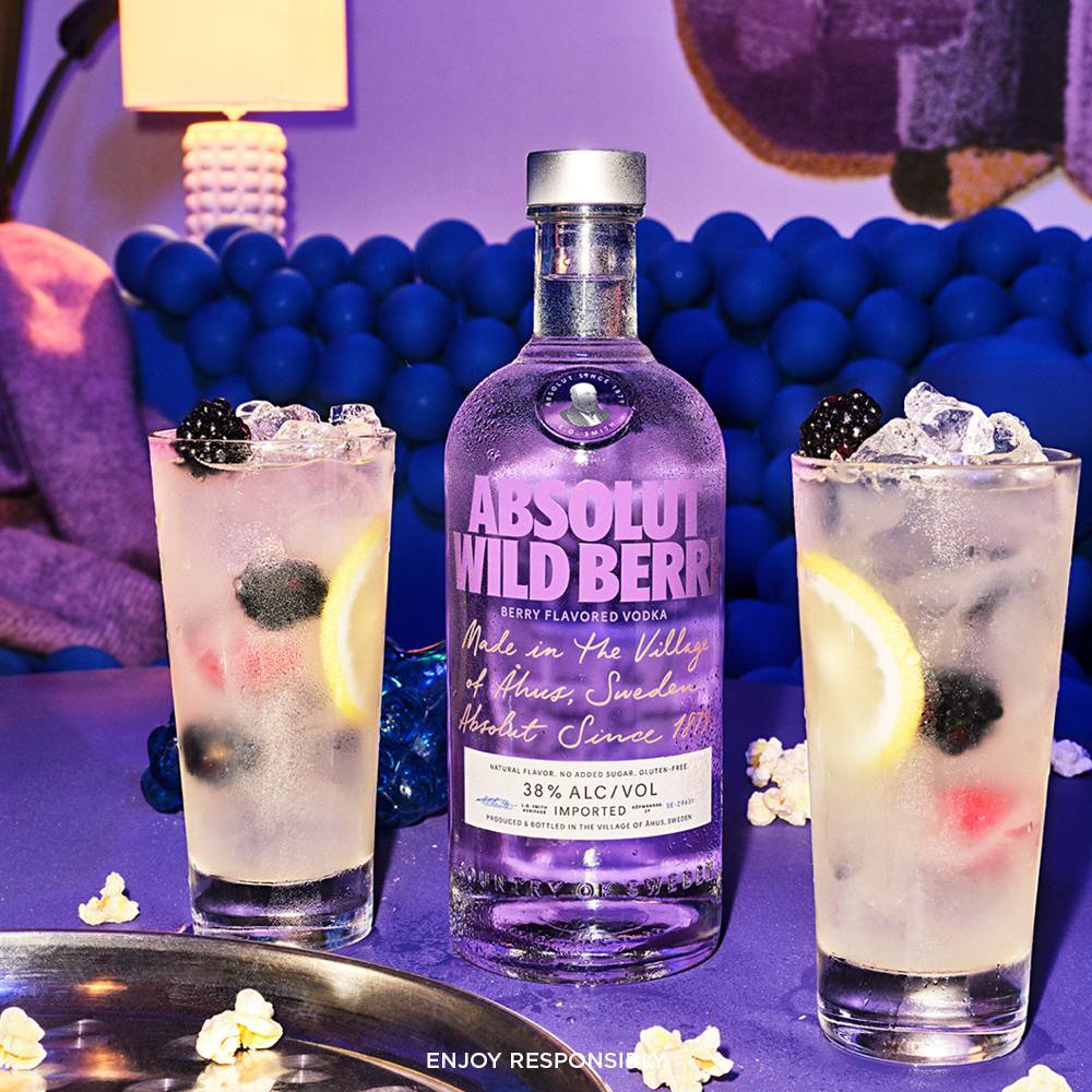 Absolut Vodka Wild Berri 1L