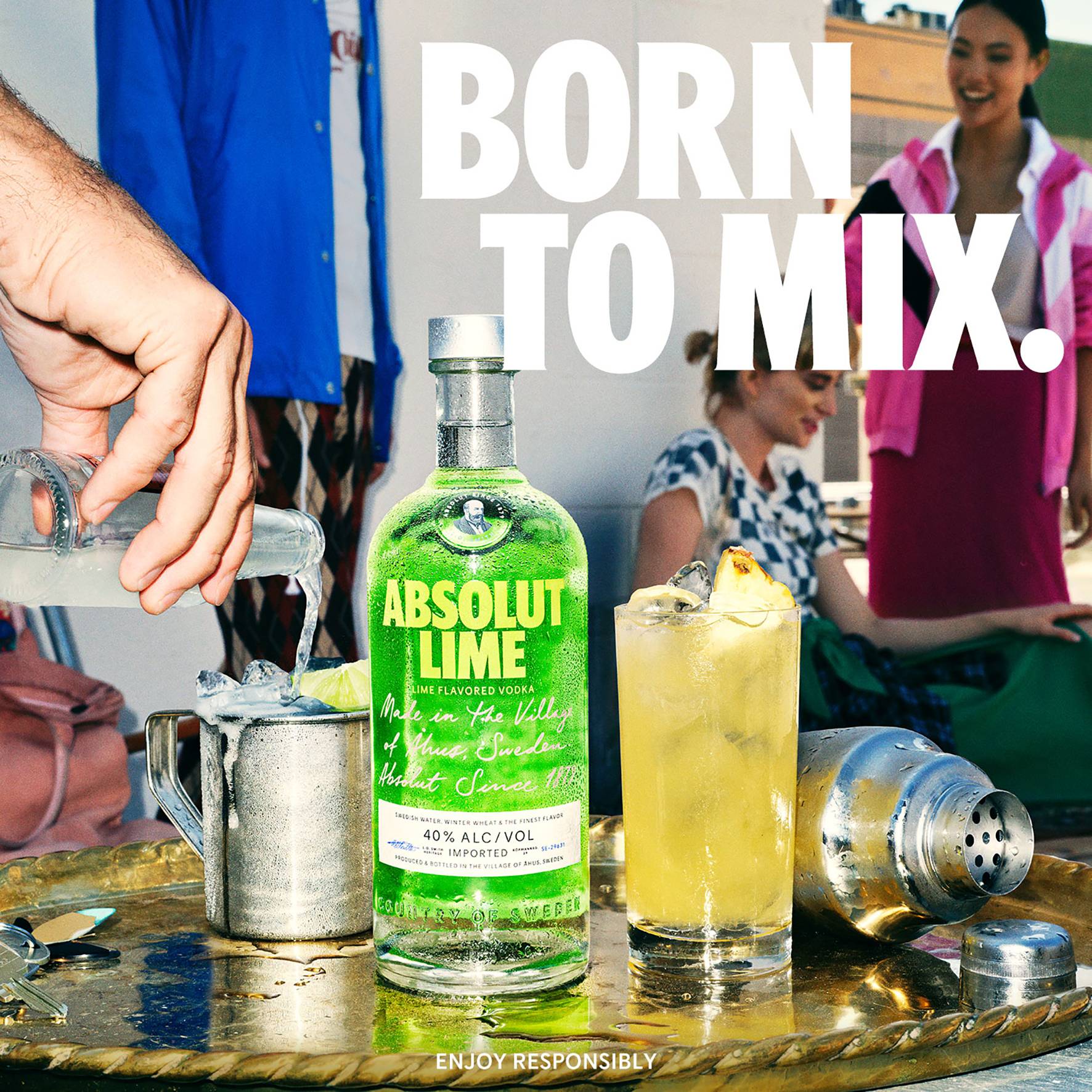 Absolut Vodka Lime 1L