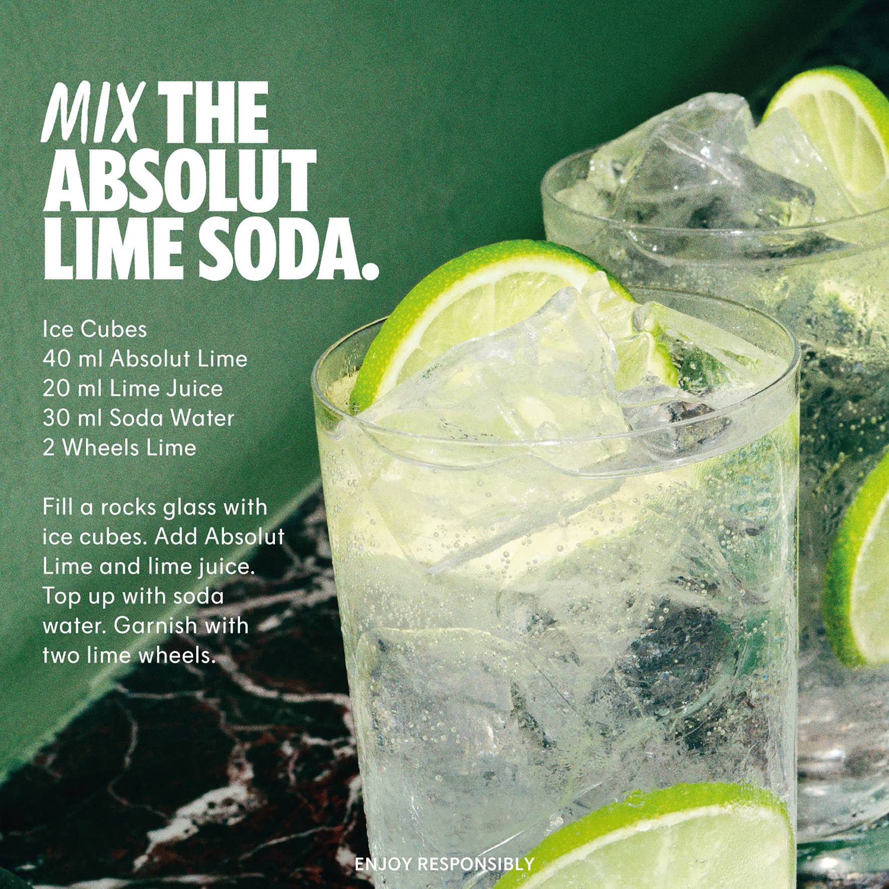 Absolut Vodka Lime 1L