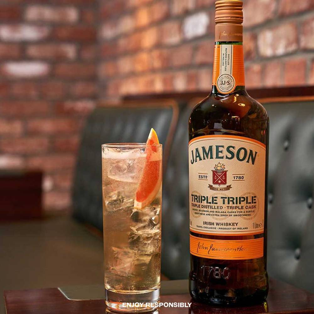 Jameson Irish Whiskey Triple Triple 1L